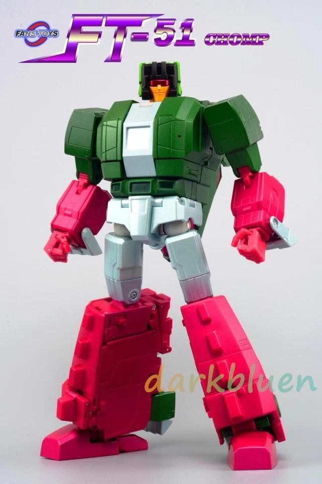 Figura Modelo FansToys FT-51 Headmasters Chomp Skullcruncher G1 FT51 Transforms Foto 2 de 4
