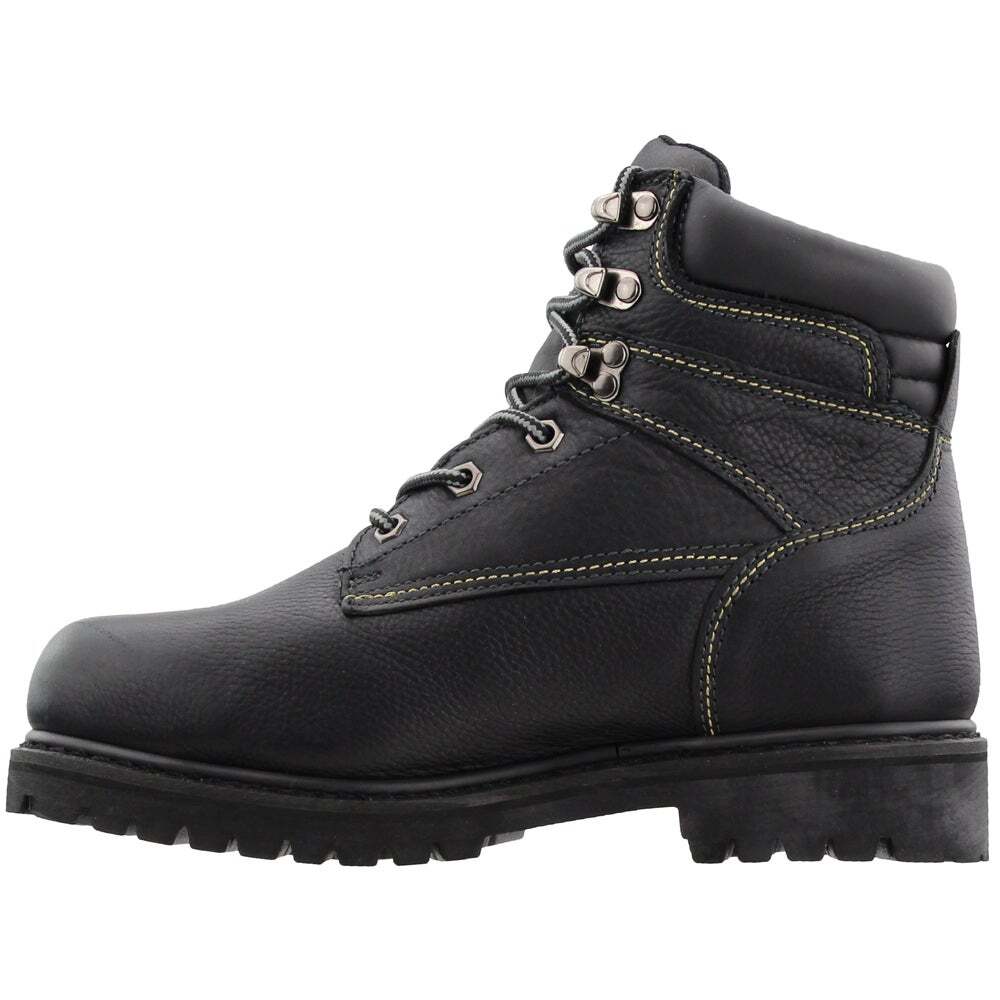 Chinook Mechanic St Steel Toe Work Mens Black Work Safety Shoes 84446