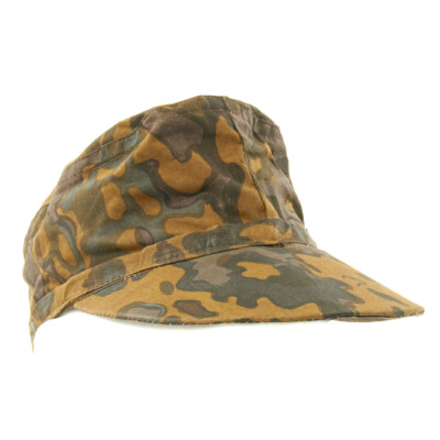 German WWII Reversible M43 Field Cap Oakleaf Pattern A Camouflage