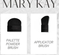 Mary Kay Applicator and Palette Powder Brush Set; One Each; New Sealed Free Ship