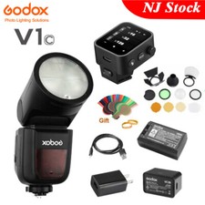 US Godox V1-C Camera Flash Speedlite X3-C Trigger AK-R1 Barn Door Kit For Canon