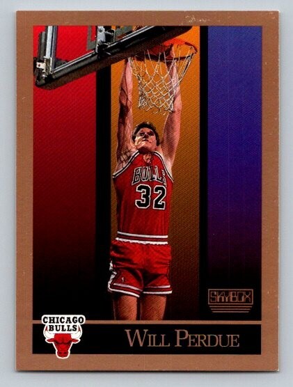 1990-91 Skybox Will Perdue #45 Chicago Bulls