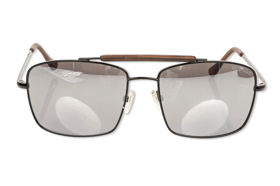 Gafas de sol rectangulares negras brillantes 58 mm Cole Haan para hombre C 7051 11 Foto 2 de 4