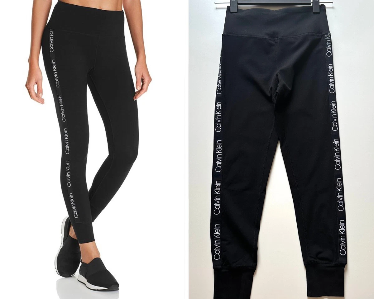Calvin Klein Performance Logo Trim Leggings Small Petite Stretch