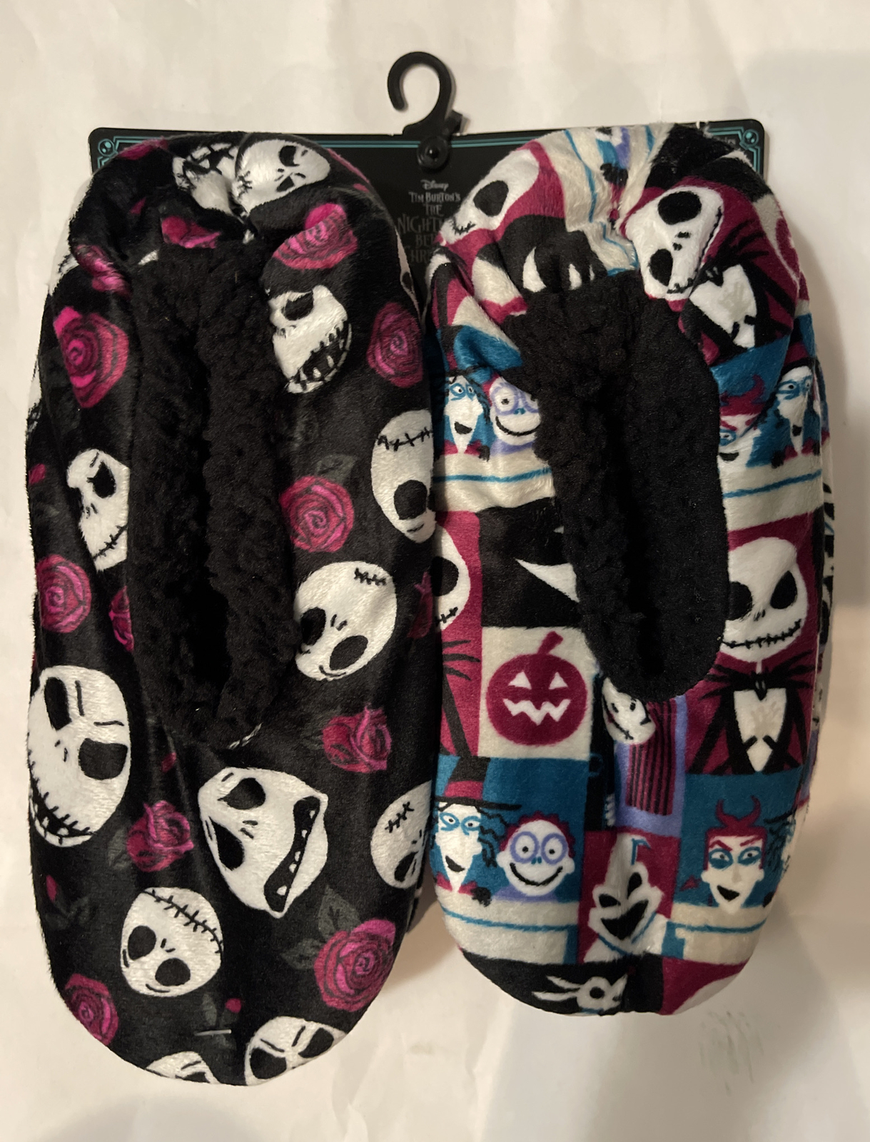 APL Calze pantofole Nightmare Before Christmas donna Babba 2 paia scarpe 7 9 5