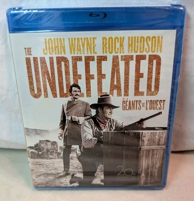 The Undefeated Blu-ray New Sealed - John Wayne, Rock Hudson