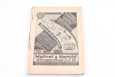 alter Druck Meinel & Herold Werbung Jahrbuch 1935 old vintage Sammler