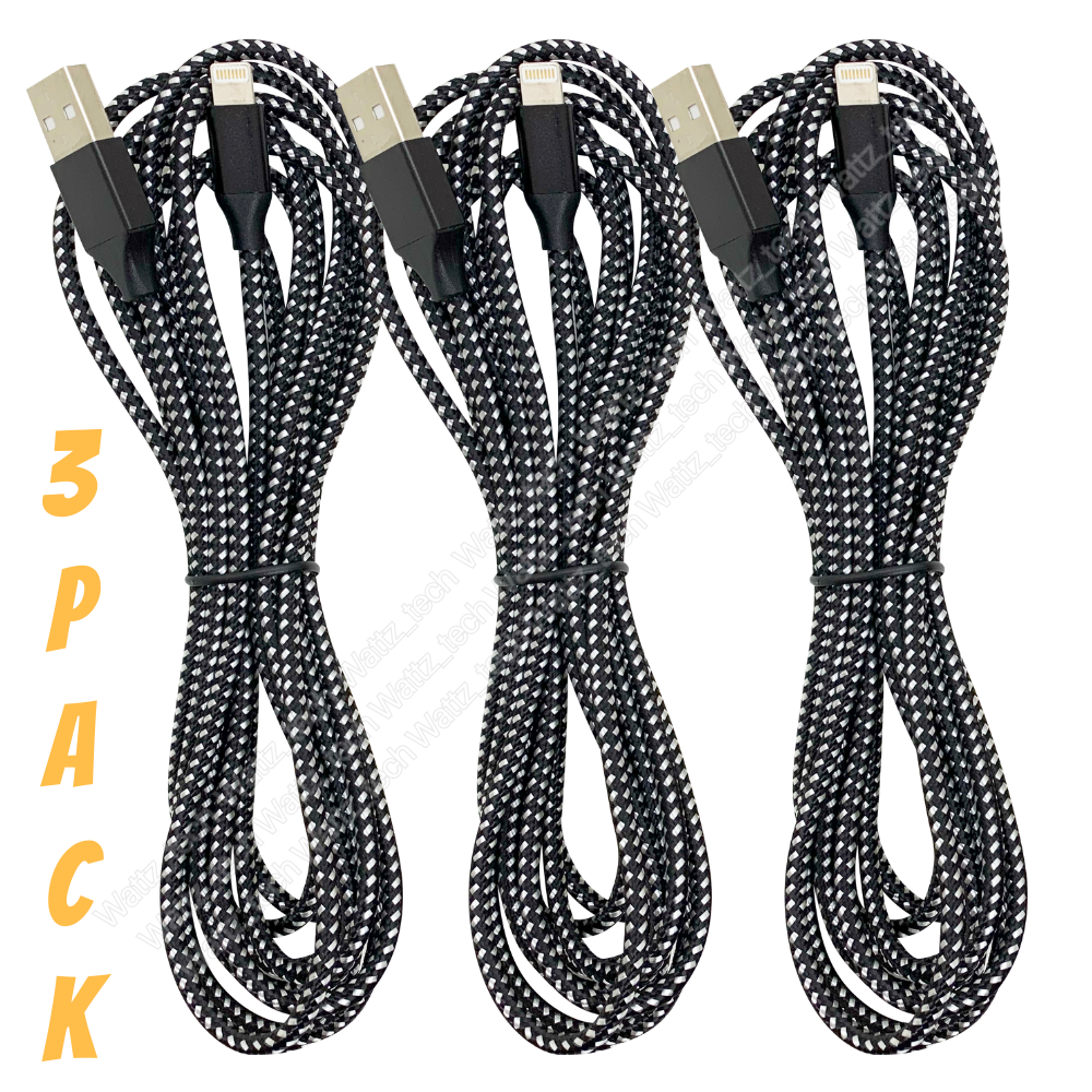 3Pack 6ft Phone Charger Charging Cable for i-Phone 14/13/12/11/Pro