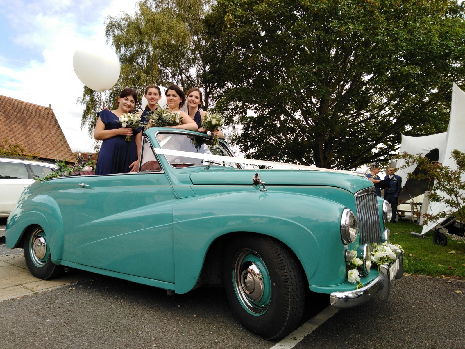 Vintage WEDDING car hire Convertible Cabrio PROM Classic HAMPSHIRE