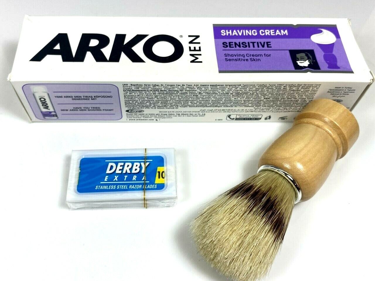 100g+ Brush + 10 Pc Derby Blades