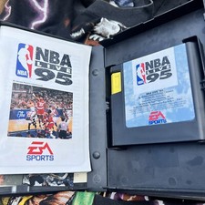 NBA Live 95 & 96 (Sega Genesis) Cart & Case Authentic
