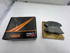 MAX Advanced Brakes Carbon Ceramic Front Disc Brake Pad D1506 for Acura Honda