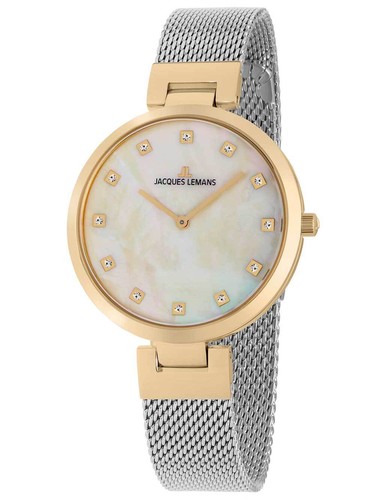 Jacques Lemans 1-2001L Milano Damenuhr 36mm 5ATM - Bild 2 von 3