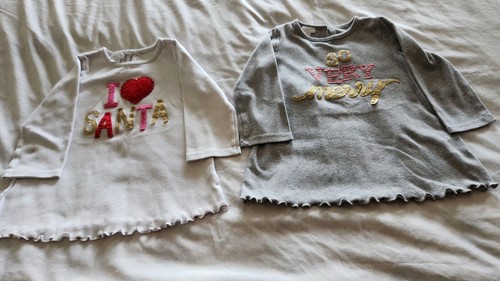 Girls Shirts (2), Christmas, Size 4T/5T, Mudpie Brand - Picture 1 of 8