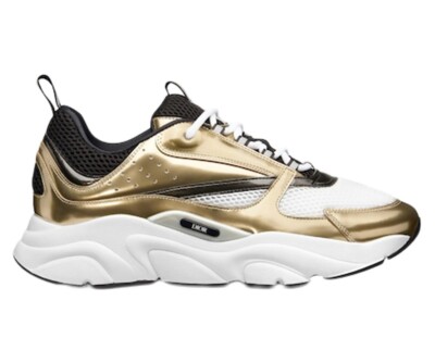 DIOR B22 White/Gold Tone