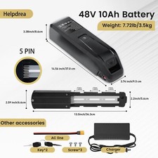 48V 1500W Hailong Ebike Battery 1500W Electric Bike Motor Lithium Battery BMS