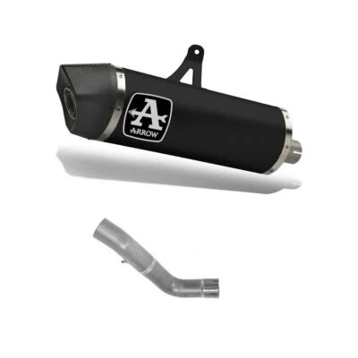 Silencieux ARROW Maxi Race Tech Aluminium Sombre pour Aprilia 1000 RSV 4 R - Photo 1/4