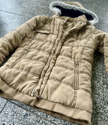 Vans Jacke Damen Herren Unisex Winterjacke beige Gr.36/38 S/M
