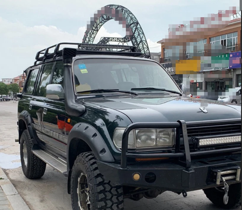 Para Toyota Land Cruiser 4500 LC80 FJ80 Juego de adornos para guardabarros Cubierta de arco de rueda Foto 3 de 4