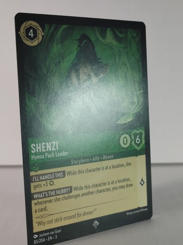 Shenzi - Hyena Pack Leader - Into the Inklands - 85/204 - Super Rare - A - Bild 3 von 5