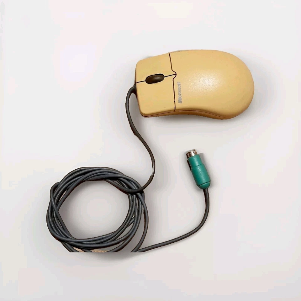 Microsoft Mouse 2.2A - PS/2 Anschluss - 2 Tasten X04-72172 52463-OEM Maus - Bild 2 von 4