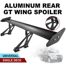 Universal 43.3" Aluminum GT Style Hatch Rear Trunk Wing Racing Spoiler Car