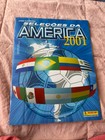 Album Panini Selecciones de America 2001 Copa First RARE brazilian version ultra