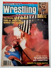 SPORTS REVIEW WRESTLING OCT 1982 SAMOANS WOMEN APARTMENT WRESTLING VON ERICHS