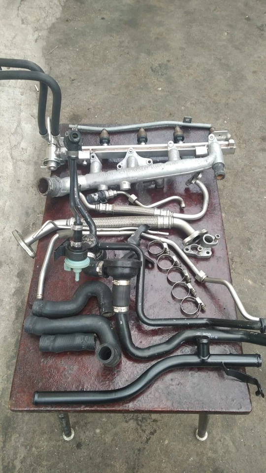 Coolant Manifold Collector 034121193C Audi S4/S6 set Turbo 2.2l 20V - Image 3 of 4