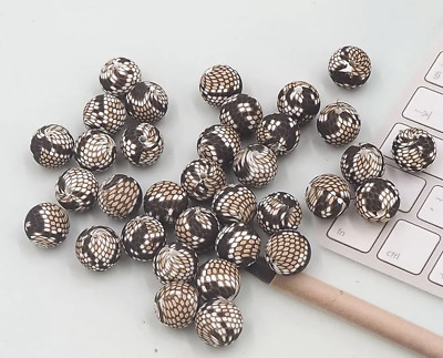 15 WHOLESALE SNAKE SKIN SILICONE 15mm BEADS JEWELRY MAKING
