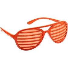 Shutter Shades 80's Retro Slot Glasses Team Halloween Costume Accessory 9 COLORS