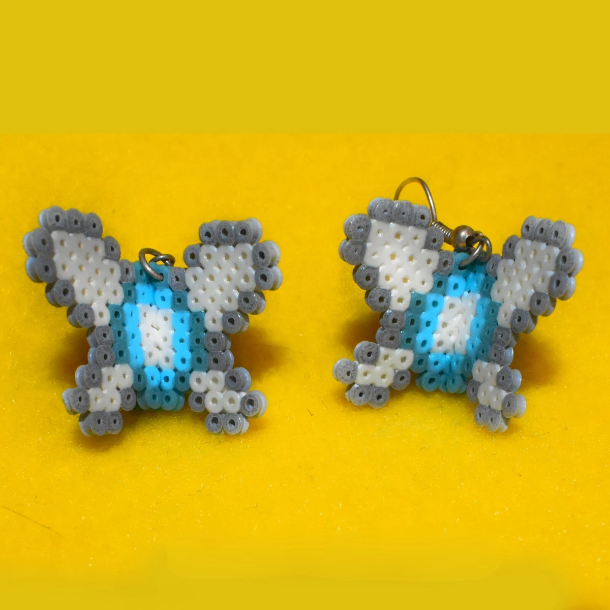 Fanmade Legend of Zelda Navi fairy pixel art Hama Perler bead 3d