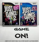 New ListingWii Just Dance Game Bundle - Just Dance 2 3 - Complete w/ Manual - Free Shipping