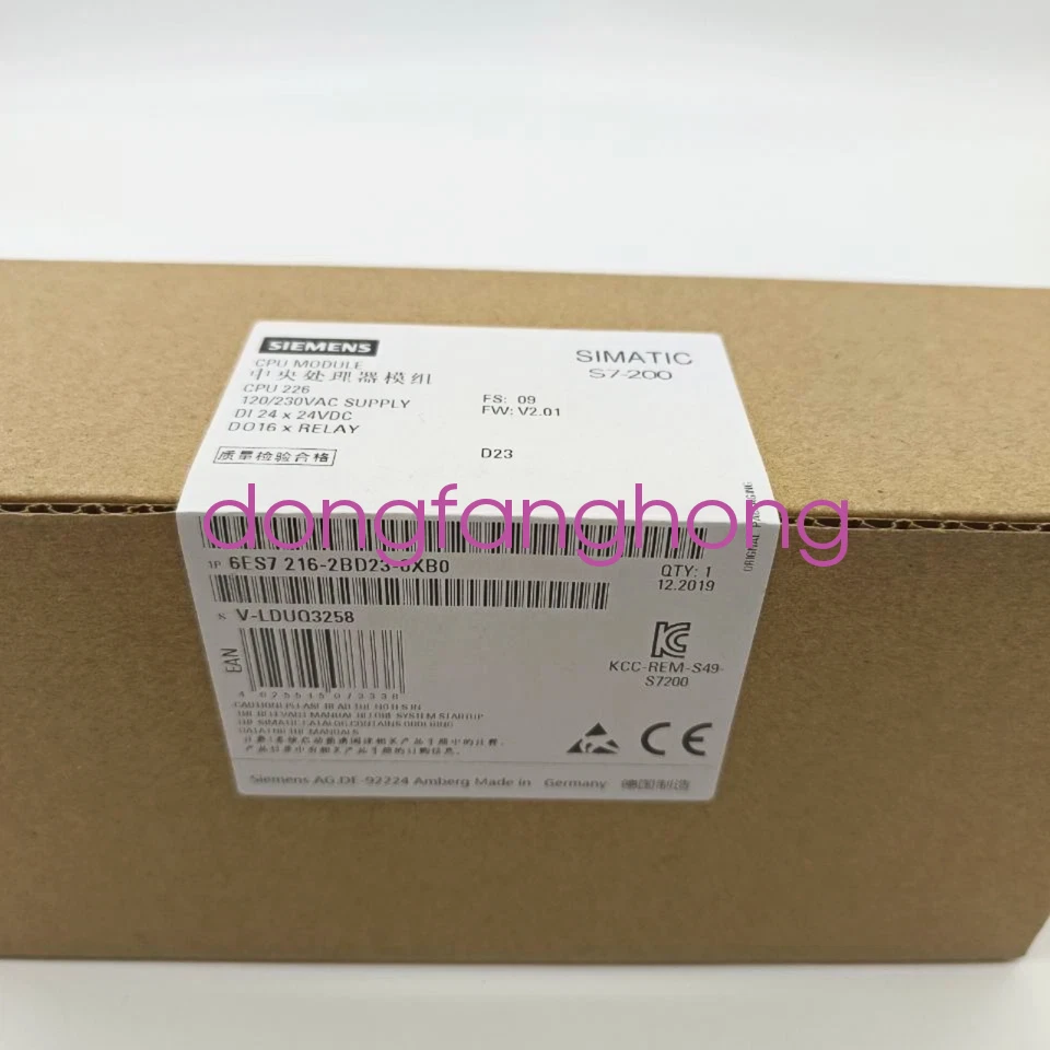 New Siemens 6ES7216-2BD23-0XB0 6ES7 216-2BD23-0XB0 SIMATIC S7-200 CPU 226 - Image 2 of 4