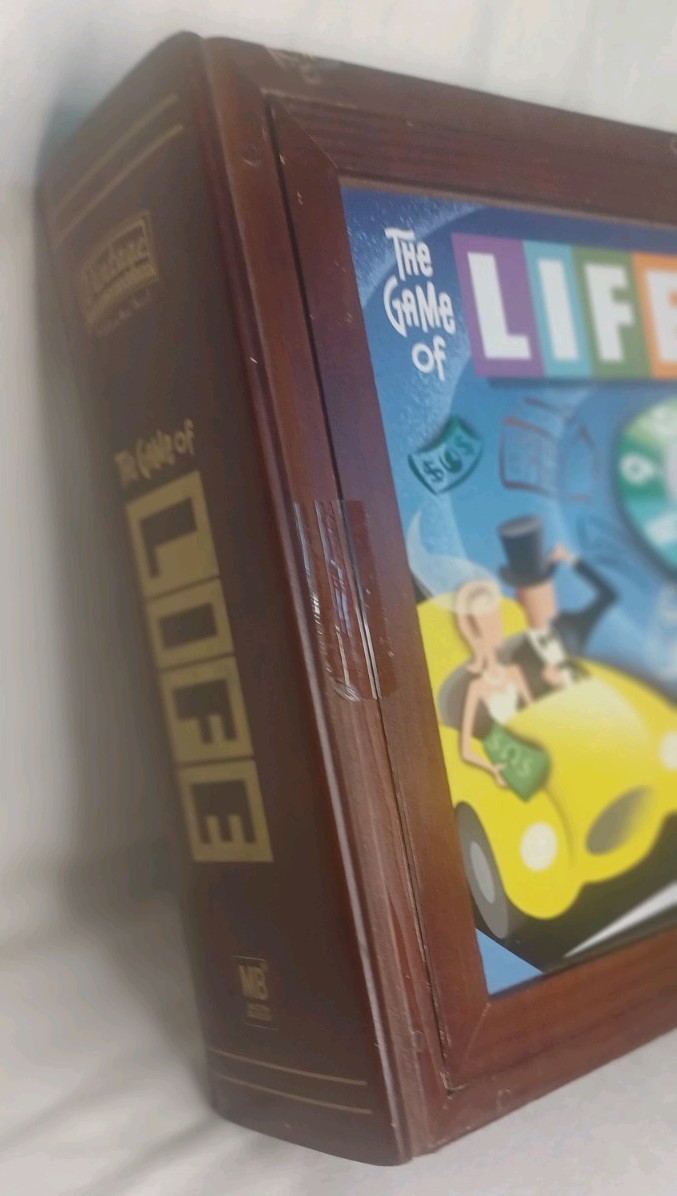 The Game Of Life Vintage Game Collection Wood Box Complete Used