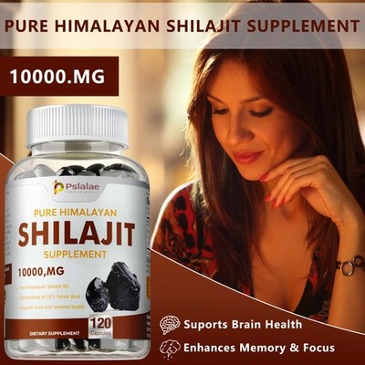Pure Himalayan Shilajit 10000mg - Fulvic Acid - Stamina, Strength, Performance