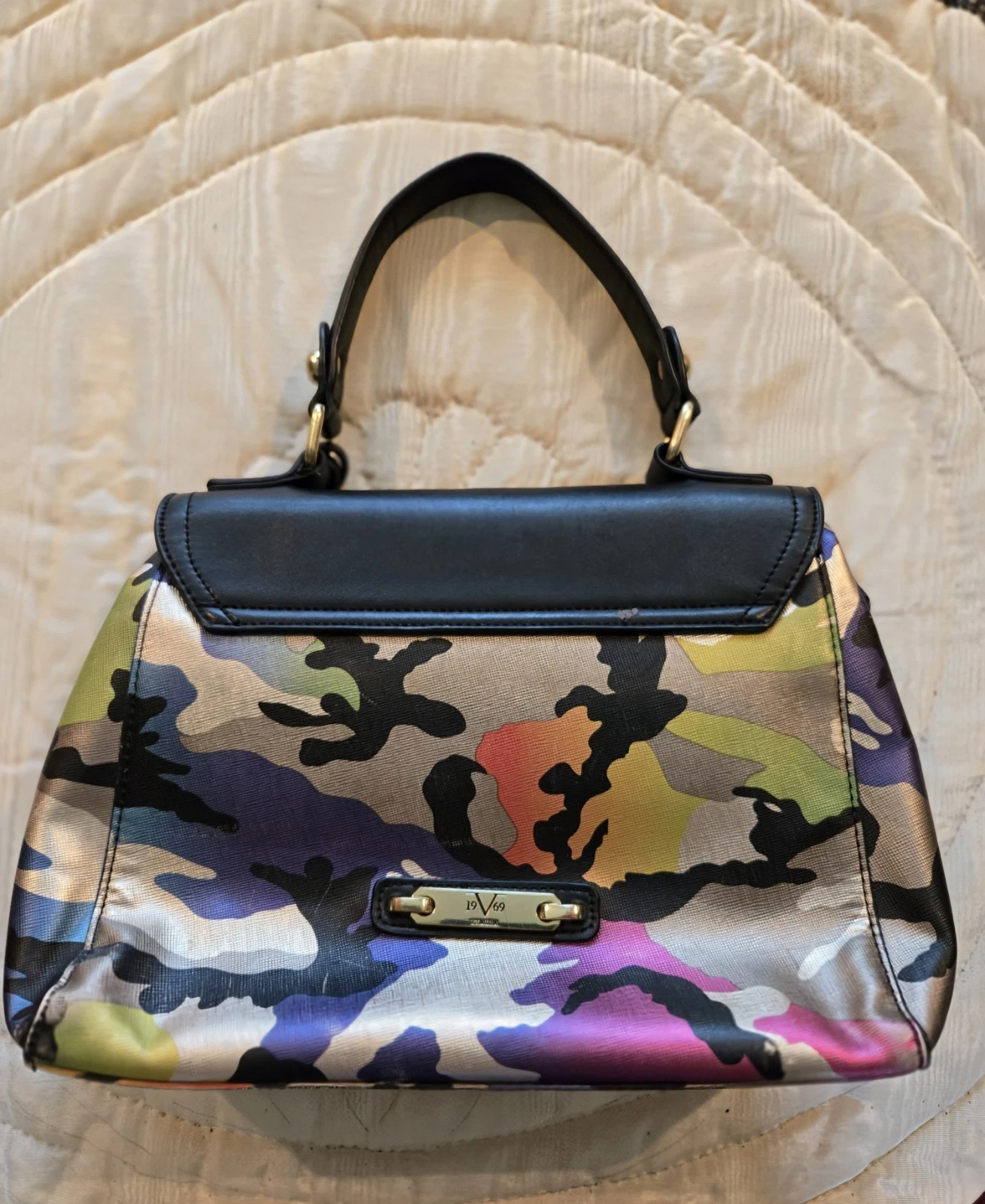 Versace 19V69 abbigliamento sportivo srl Milano Italia mimetica BORSA A CUPOLA