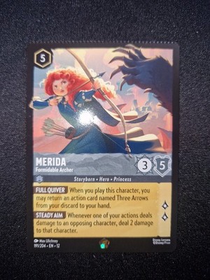 Merida Fehsprint Formidable Archer - 191/204 - Disney Lorcana - Wilds Unknown