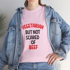 Funny Vegetarian T-Shirt, Gift for Vegetarians, Vegan Humor Shirt