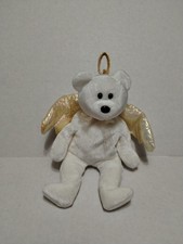 Ty Beanie Babies Halo the Angel Bear Toy 1998.