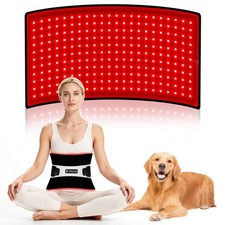 Red Light Therapy Mat 24 x12 242 Tri Chip LEDs 660nm 850nm Dual Wavelength Body