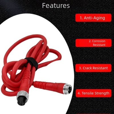 Stromkabel für Daiwa Rollen 7 5mm PVC Mantel Kupferkernlängen 0 45m bis 2m
