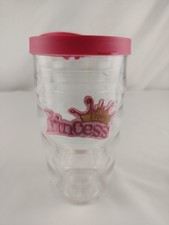 TERVIS Princess Tumbler Cup Clear Wavy Double Walled 10oz Cold Hot Made In USA