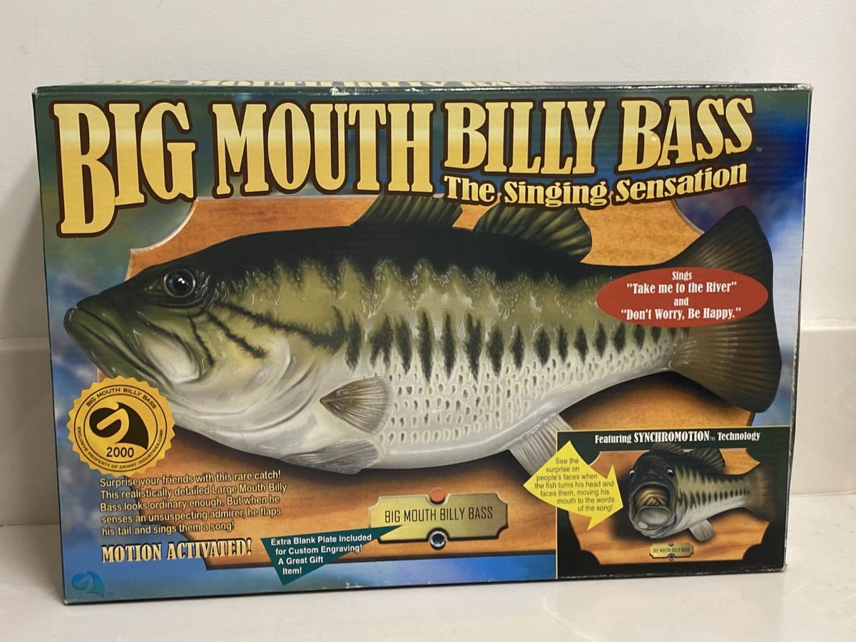 Vintage Gemmy Big Mouth Billy Bass Motion Activated Singing Fish