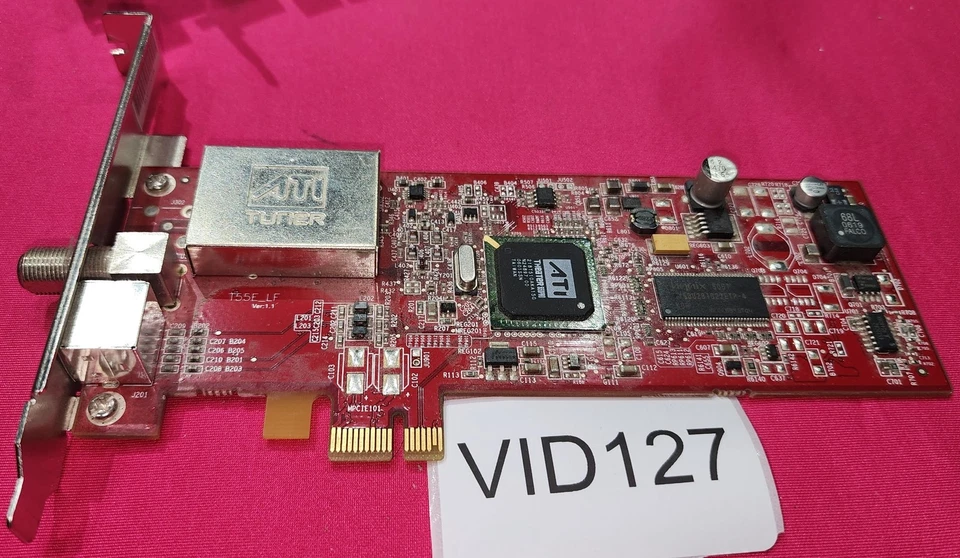 VID127 - ATI Theater 550 Pro PCI-e TV Sintonizador Tarjeta Roja - Sin Control Remoto Foto 2 de 4