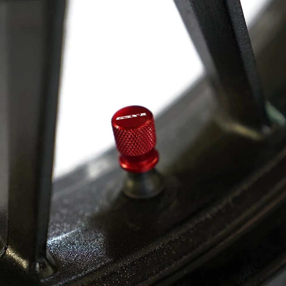 Tampas herméticas de haste de válvula de pneu de roda CNC para GSX-R GSXR 600 750 1000 - Imagem 4 de 4