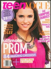 Teen Vogue Magazine April 2011 The Vampire Diaries' Nina Dobrev~Boys of GLEE