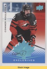 2021 Upper Deck Team Canada Juniors Blue Conner Roulette #88 READ 0il7