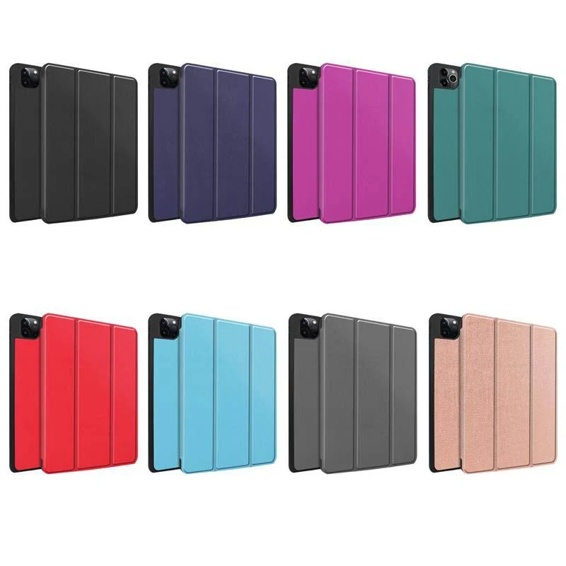 For iPad Pro 11 in 4th 3rd 2nd Generation Case Smart Leather Soft TPU Flip Stand - Image 2 of 4