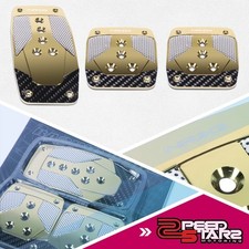 Nrg 3pcs Manual Transmission Sport Clamp Pedal Pad Covers Set W Silver Carbon Nrg 3pcs Manual Transmission Sport Clamp Pedal Pad Covers Set W Silver Carbon